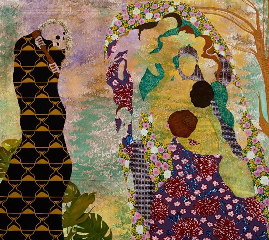 Death and Life (Homage to Klimt)