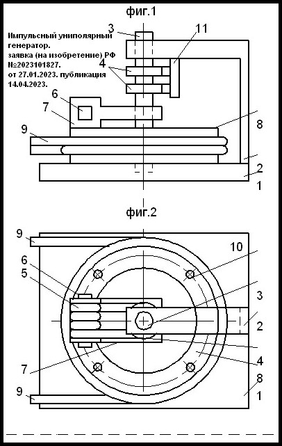 PULSED UNIPOLAR GENERATOR.